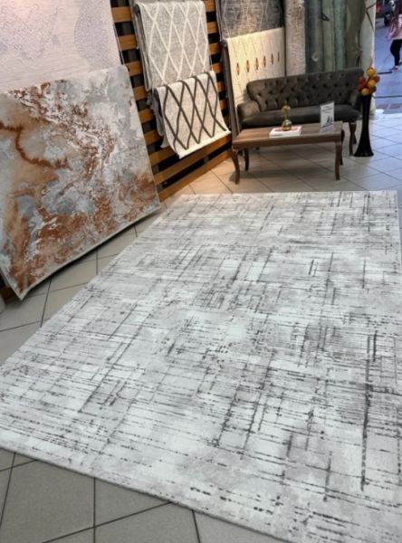 Merinos Country Koleksiyonu 36188 070 Gri Dokuma Modern Salon Mutfak Halısı Yolluk