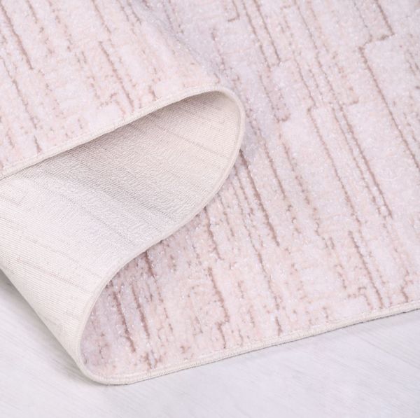 Crea Halı Klein 2317AK Krem Akrilik Dokuma Modern Salon Halısı My Crea Home