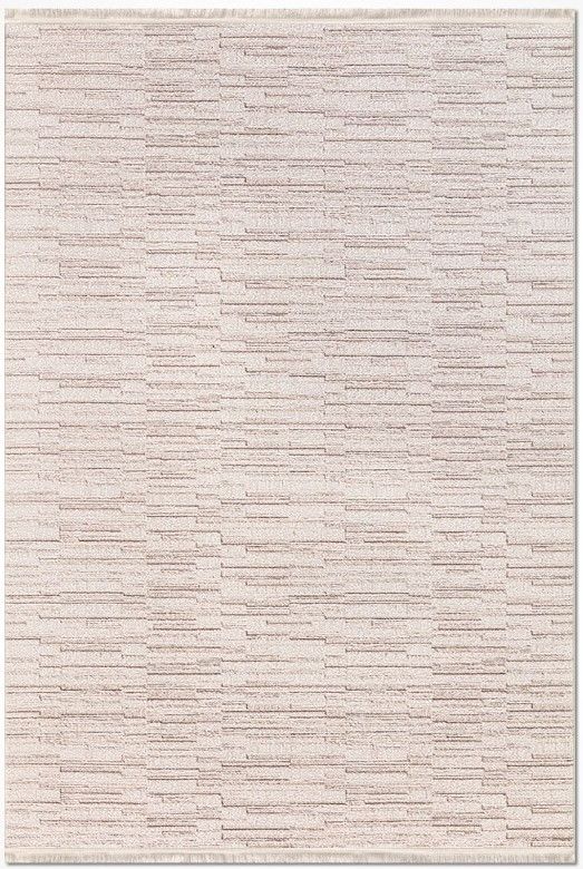Crea Halı Klein 2317AK Krem Akrilik Dokuma Modern Salon Halısı My Crea Home