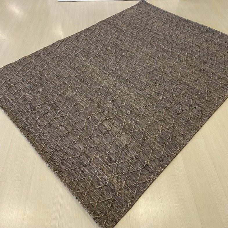 Reform Halı 6047 Nepal Sisal Kahve Bukle Örgü Saçaklı Modern Salon Halısı Koridor Hol Halı Yolluk