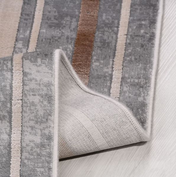 Crea Halı Di Mare DV07 Gri Viskon Akrilik Dokuma Modern Salon Halısı My Crea Home