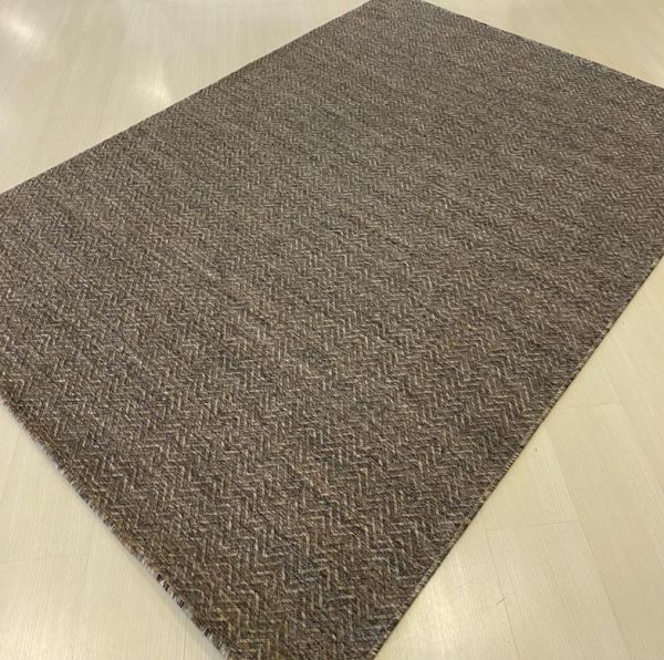 Reform Halı 6041 Nepal Sisal Kahve Bukle Örgü Saçaklı Modern Salon Halısı Koridor Hol Halı Yolluk