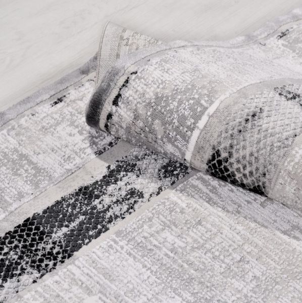 Crea Halı Riva RM06 Gri Klasik Salon Halısı My Crea Home