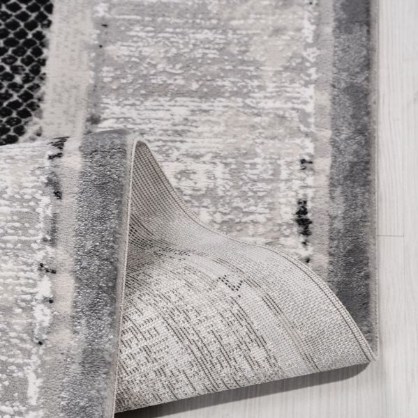 Crea Halı Riva RM06 Gri Klasik Salon Halısı My Crea Home