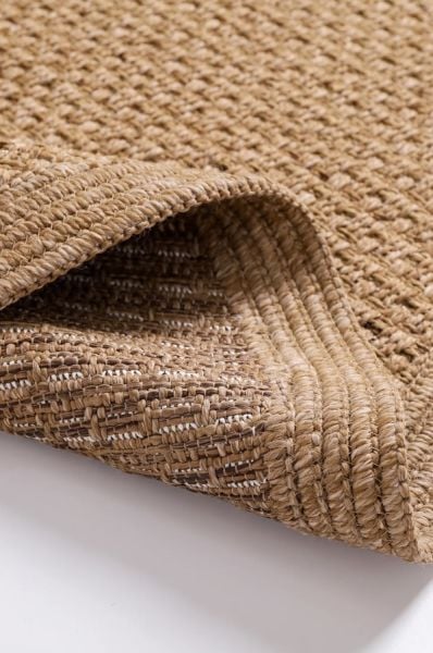 Boho 03 Naturel Yuvarlak Jüt Halı Yolluk Jüt Taban Jüt Kilim Hasır Halı Otantik Bohem Halı