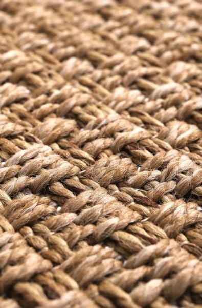 Boho 03 Naturel Yuvarlak Jüt Halı Yolluk Jüt Taban Jüt Kilim Hasır Halı Otantik Bohem Halı