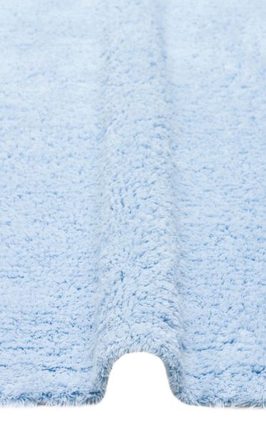 Eko Halı Cotton Bonn Mavi Kaymaz Taban Yıkanabilir Natural Pamuk Bebek Çocuk Odası Halısı