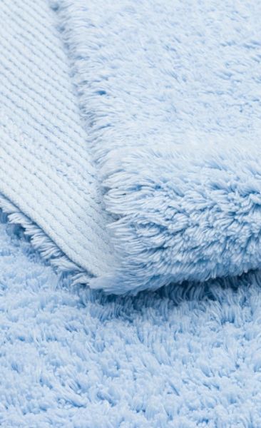 Eko Halı Cotton Bonn Mavi Kaymaz Taban Yıkanabilir Natural Pamuk Bebek Çocuk Odası Halısı
