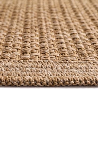 Boho 05 Naturel Yuvarlak Jüt Halı Yolluk Jüt Taban Jüt Kilim Hasır Halı Otantik Bohem Halı