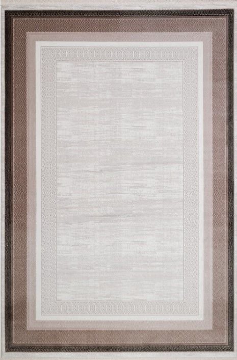 Türkmen Halı Stella 20407 Bej Kahve Akrilik Modern Salon Mutfak Halısı Yolluk Hol Halı