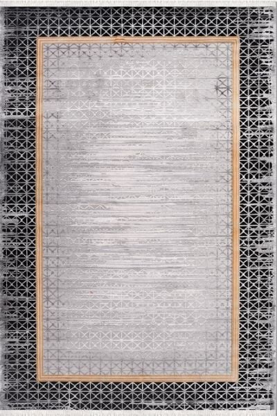 Crea Halı Kristal 18169 Viskon Akrilik İplikler İle Üretilen Modern Salon Halısı