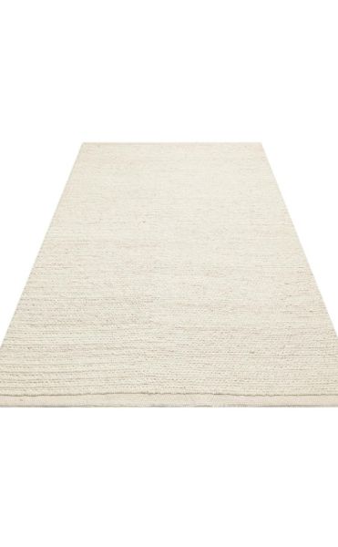Eko Halı Jade 01 White Naturel Kazak Örgü Desenli El Dokuma Örgü Halı Yün İle Üretilen Örme El Halısı