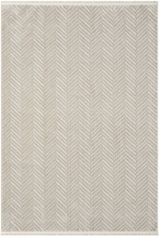 Seyran Halı Stella 0201 Bej Yumuşak Tuşeli Modern Salon Halısı Yolluk Mutfak Halısı