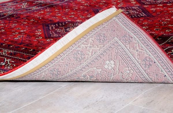 Padişah Dubai Koleksiyonu 62099 010 Dokuma Otantik Bordo Afgan Desen Salon Halısı