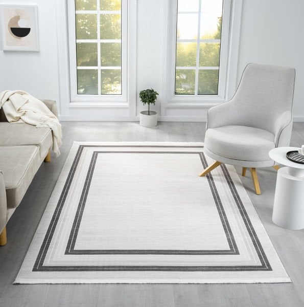 Seyran Vista 5113 Salon Halısı Yolluk Yumuşak Tuşeli Modern Dokuma Makine Halısı