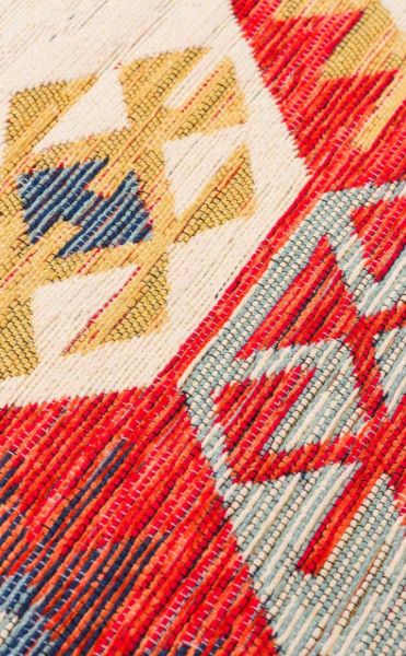 Eko Halı Nomad NMD 01 Çift Taraflı Yıkanabilir Multi Kilim Hav Toz Vermez Yolluk Mutfak Halısı
