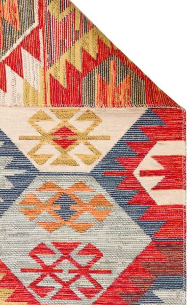 Eko Halı Nomad NMD 01 Çift Taraflı Yıkanabilir Multi Kilim Hav Toz Vermez Yolluk Mutfak Halısı