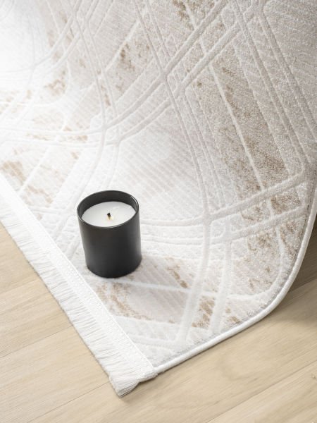 Seyran Vista 5117 Kahve Salon Halısı Yolluk Yumuşak Tuşeli Modern Dokuma Makine Halısı