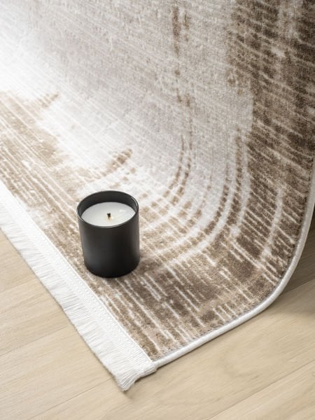 Seyran Vista 5120 Kahve Salon Halısı Yolluk Yumuşak Tuşeli Modern Dokuma Makine Halısı
