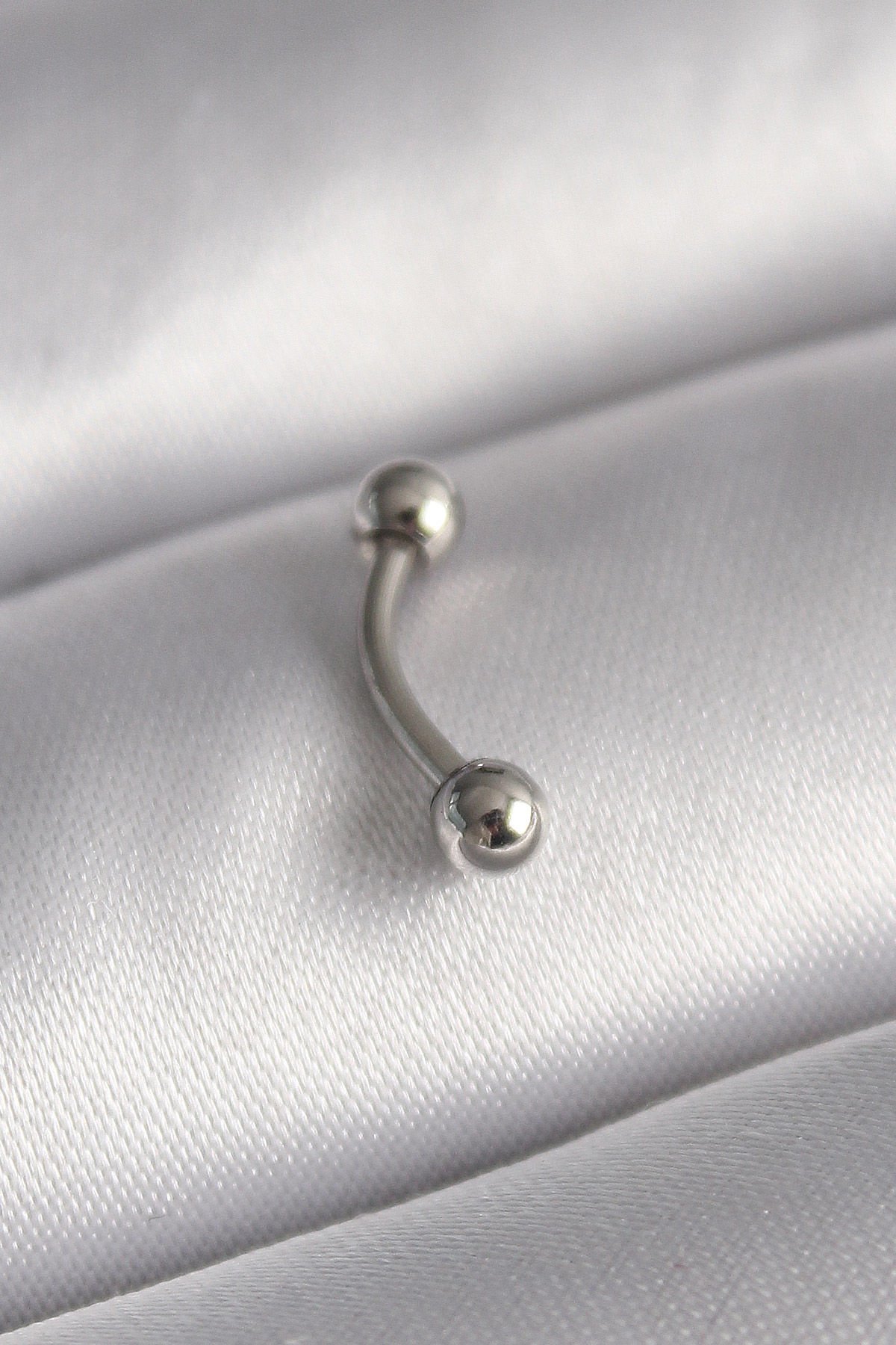 316L Çelik Gümüş Topçuk Model Piercing