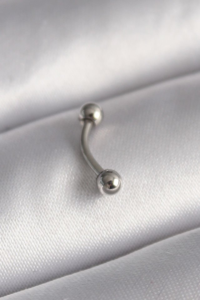 316L Çelik Gümüş Topçuk Model Piercing