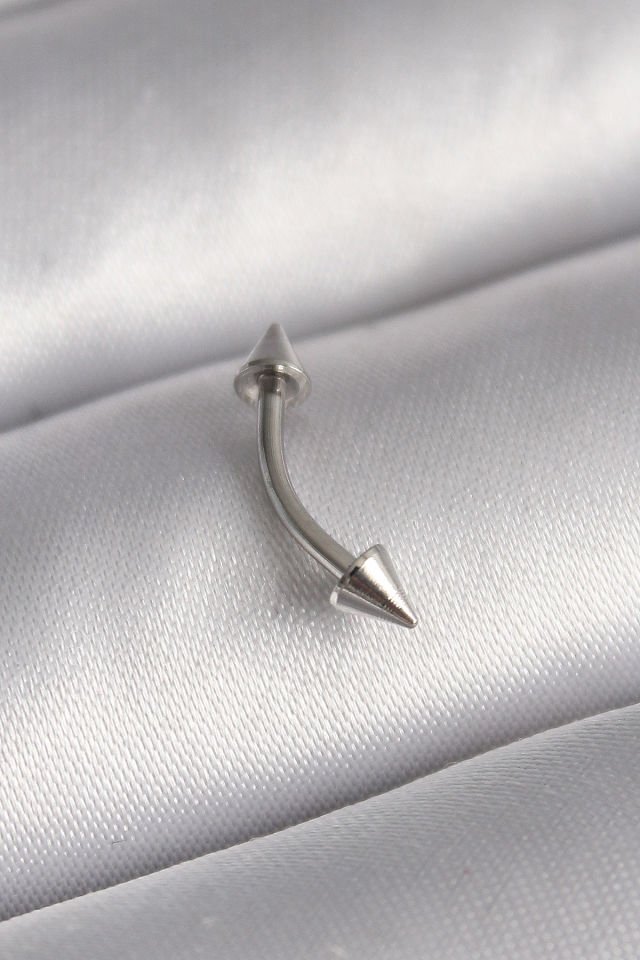 Gümüş Çivi Model Piercing - 316L Çelik