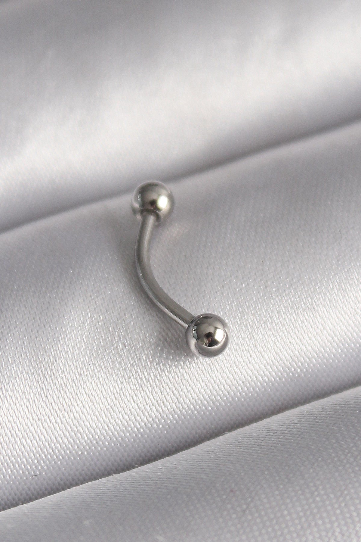 316L Çelik Gümüş Topçuk Model Piercing