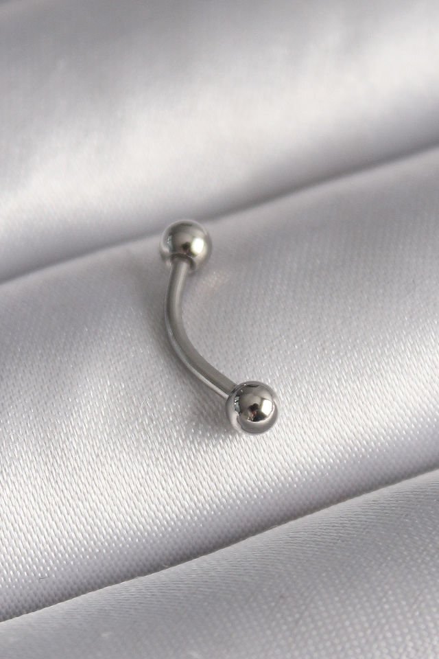 316L Çelik Gümüş Topçuk Model Piercing