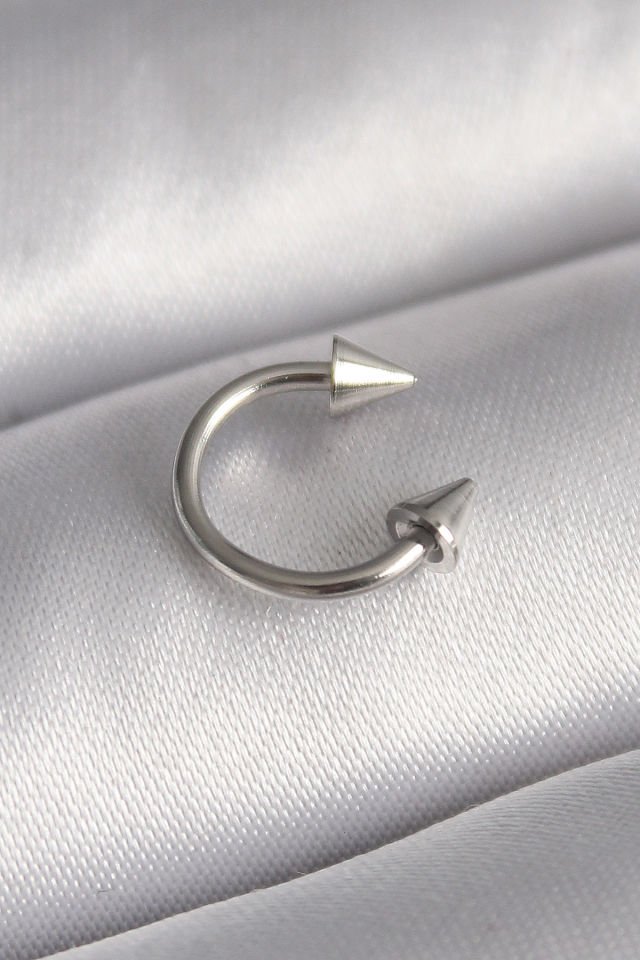 316L Çelik Gümüş Halka Çivi  Kadın Piercing