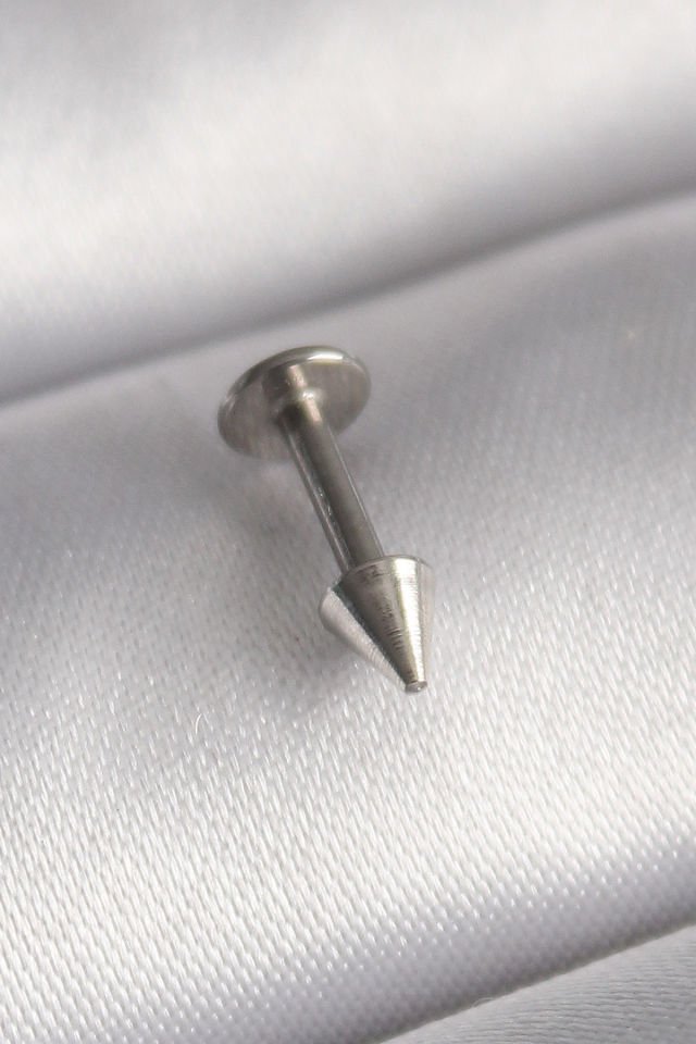 Gümüş Çivi Model Piercing - 316L Çelik