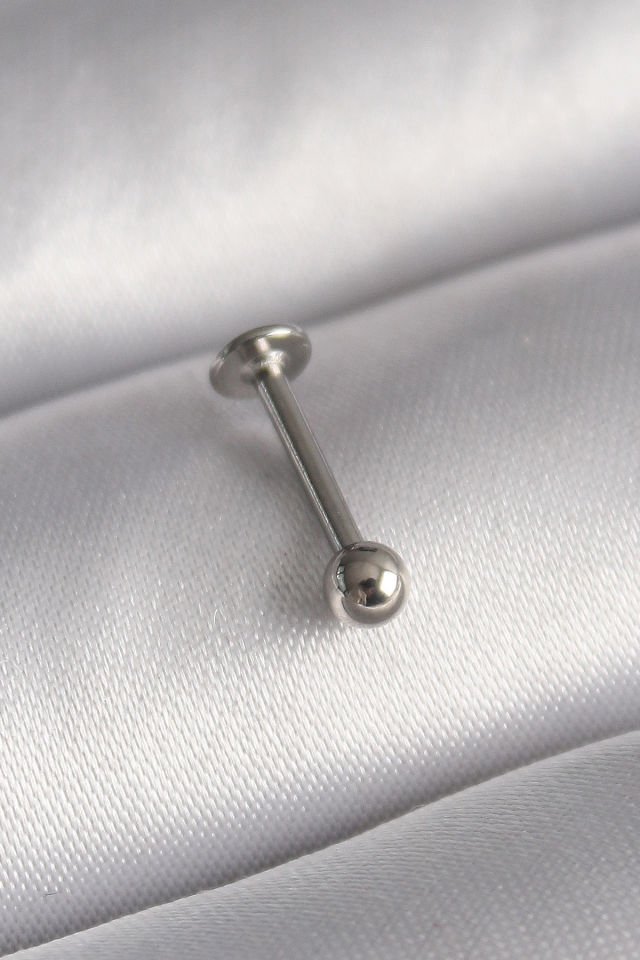 Gümüş Topçuk Model Piercing - 316L Çelik
