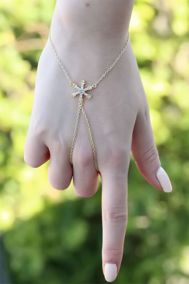 Zirkon Taşlı Şahmeran Bileklik