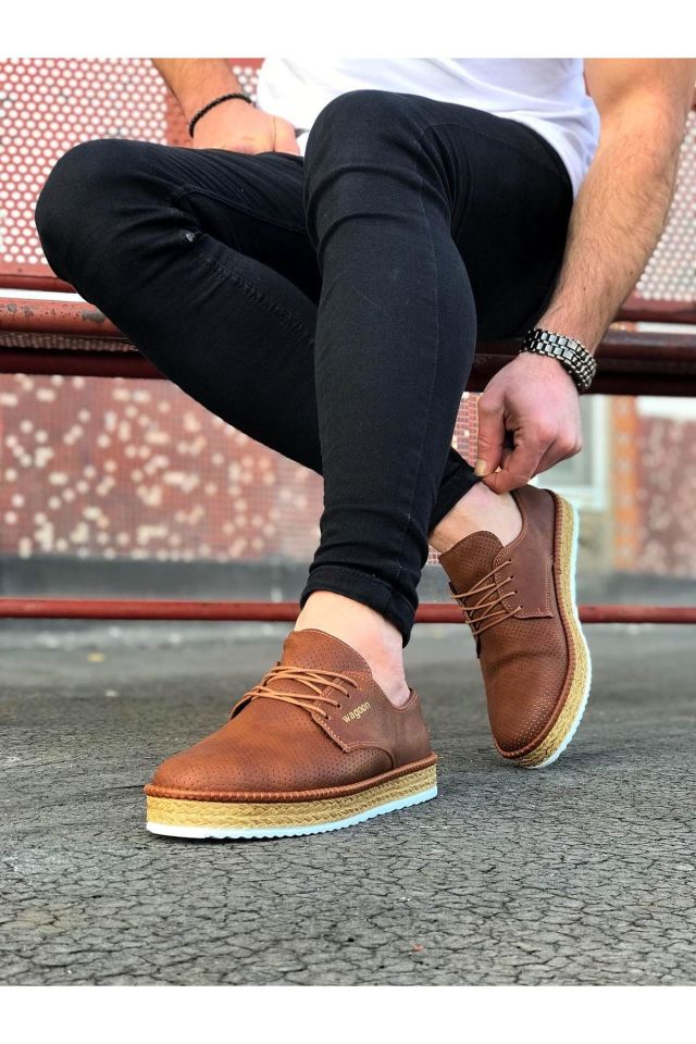 WG013 Taba Erkek Ayakkabı