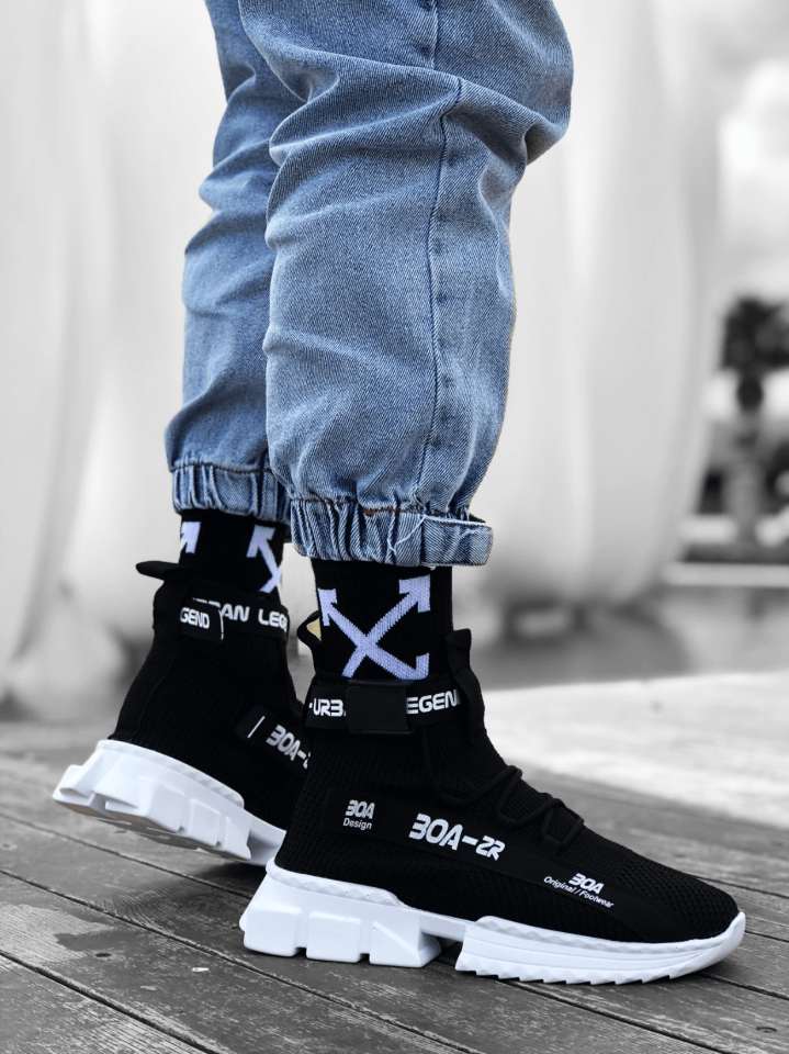 Zr-x700 Tarz Siyah Renk Spor Ayakkabı