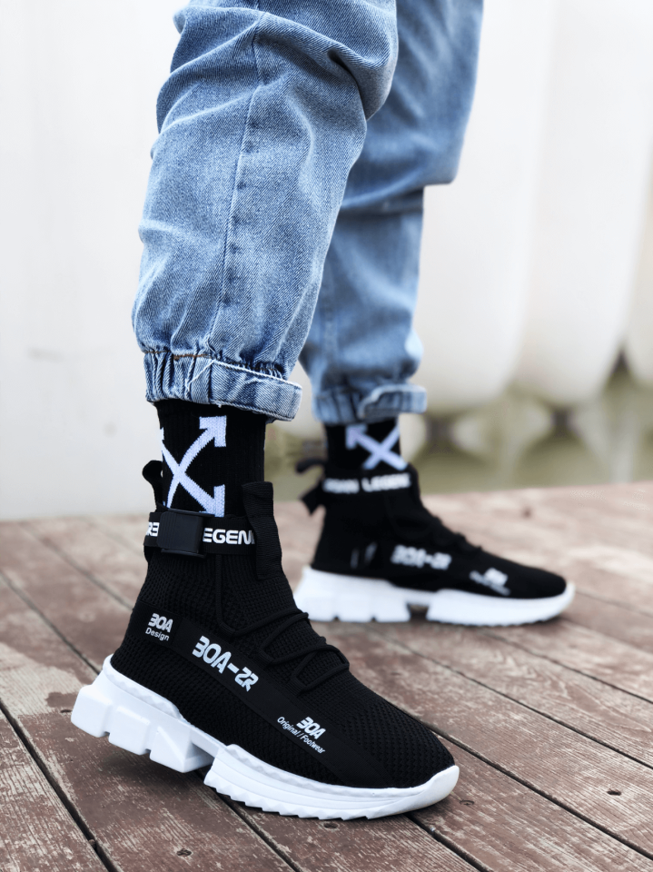 Zr-x700 Tarz Siyah Renk Spor Ayakkabı