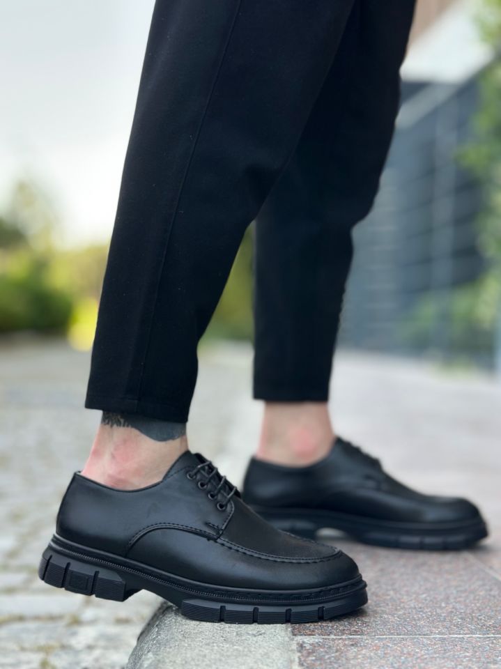 BA0237 Bağcıklı Klasik Yüksek Taban Casual Erkek Ayakkabı