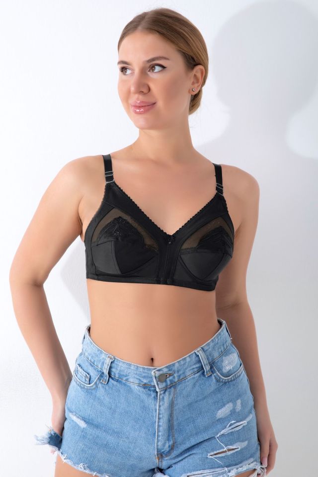 Siyah  Toparlayıcı Sütyen - 502