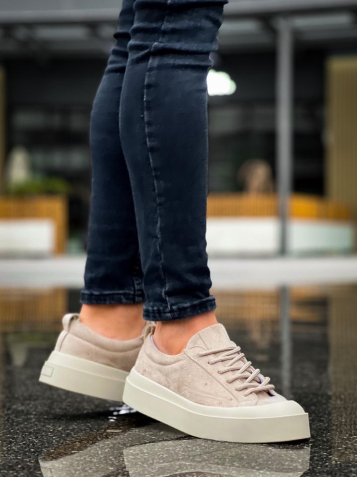 BA500 BOA Özel Termo Taban Krem Casual Erkek Ayakkabı