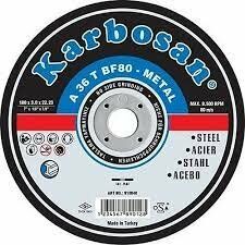 Karbosan (50 Adet) 115 X 3.0 X 22.23 NK 910910 Metal Kesme Taşı