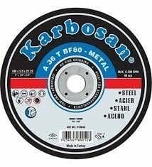 Karbosan (1 Koli 150 Adet) 180 X 3.0 X 22.23 NK 910040 Metal Kesme Taşı