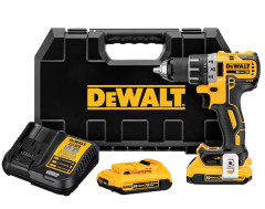 DEWALT 18V 2Ah Kömürsüz Çift Akülü Şarjlı Profesyonel Vidalama
