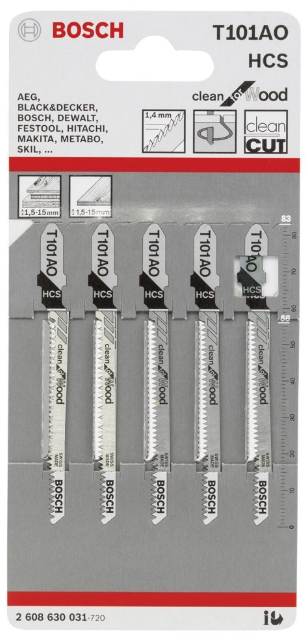 Bosch T 101 AO Clean for Wood Dekupaj Testeresi Bıçağı