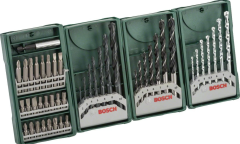 Bosch X-Line Mini Ahşap, Beton, Metal, Vidalama Uçlu 3+1 Set