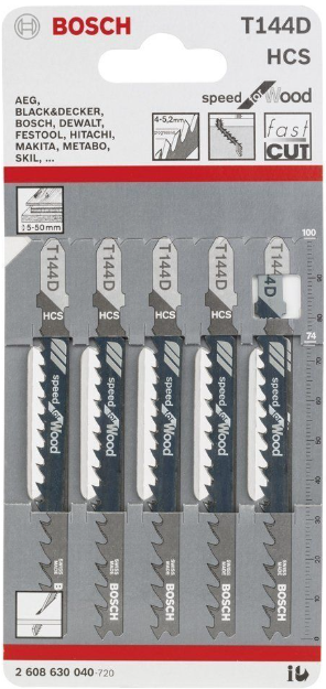 Bosch T 144 D Speed for Wood Dekupaj Testeresi Bıçağı