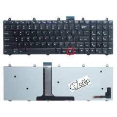 Msi 6-79-P150EM0K-101-W Notebook Klavyesi (Siyah) Işıklı