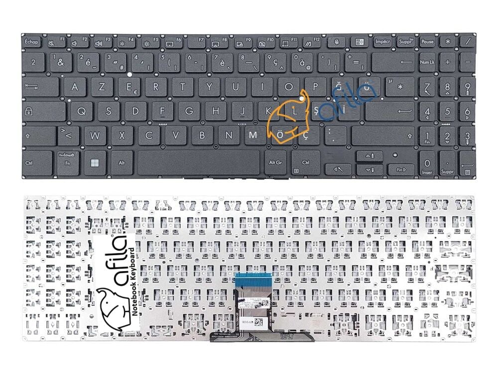 Asus ExpertBook B1 B1500CEPE-BQ072646 Notebook Klavyesi (Siyah TR)