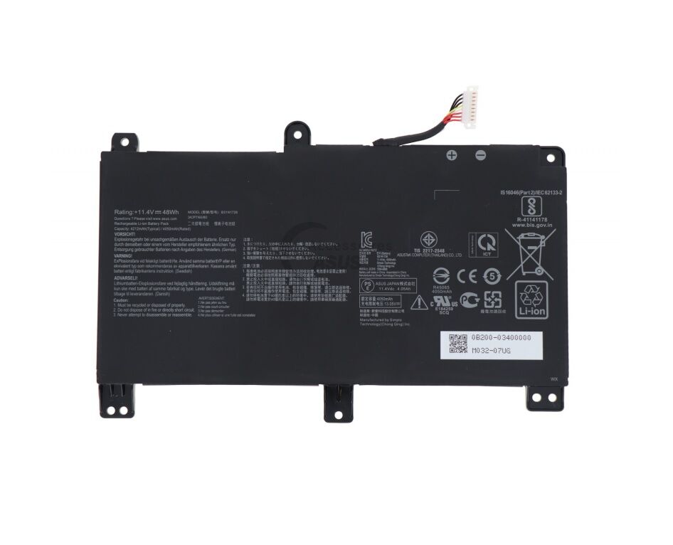 Asus FX505GD, FX505GE, FX506II Notebook Bataryası, Pili (Ver.2)