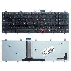 Msi GE60 GE70 GX60 GX70 MS-1762 Notebook Klavyesi (Siyah) Işıklı
