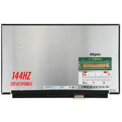 Lenovo Legion 5-15IAH7, 5-15IAH7H 82RB Notebook Lcd Ekran, Panel (40Pin, 144Hz)