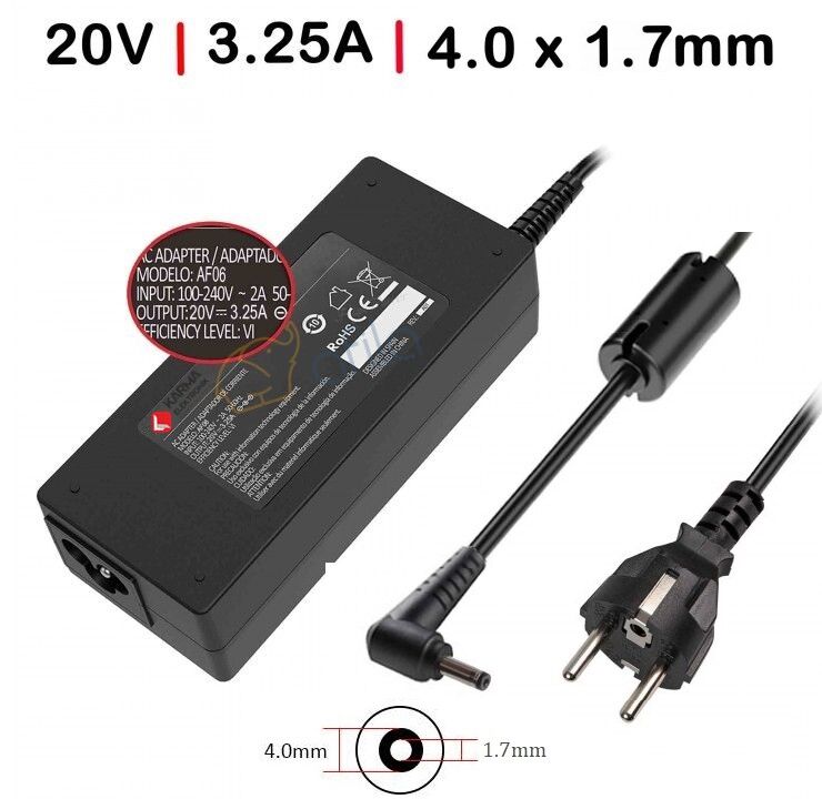 Lenovo 5A10J40449, 5A10J40450, 5A10J40451 Notebook Adaptörü 65W Şarj Cihazı (20V 3.25A)